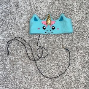 Kids fleece headband headphones